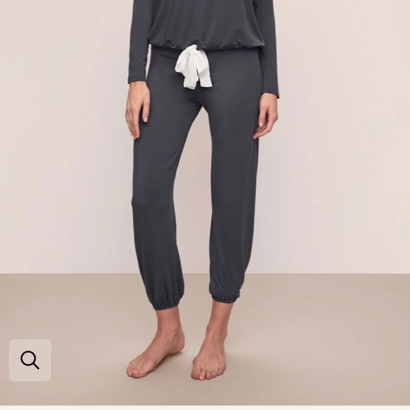 Eberjey Gisele TENCEL Modal Slouchy Graphite PJ pants - Picture 1 of 1